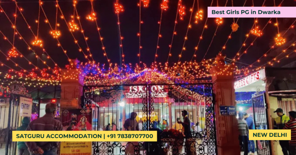 PG near Iskcon temple Dwarka