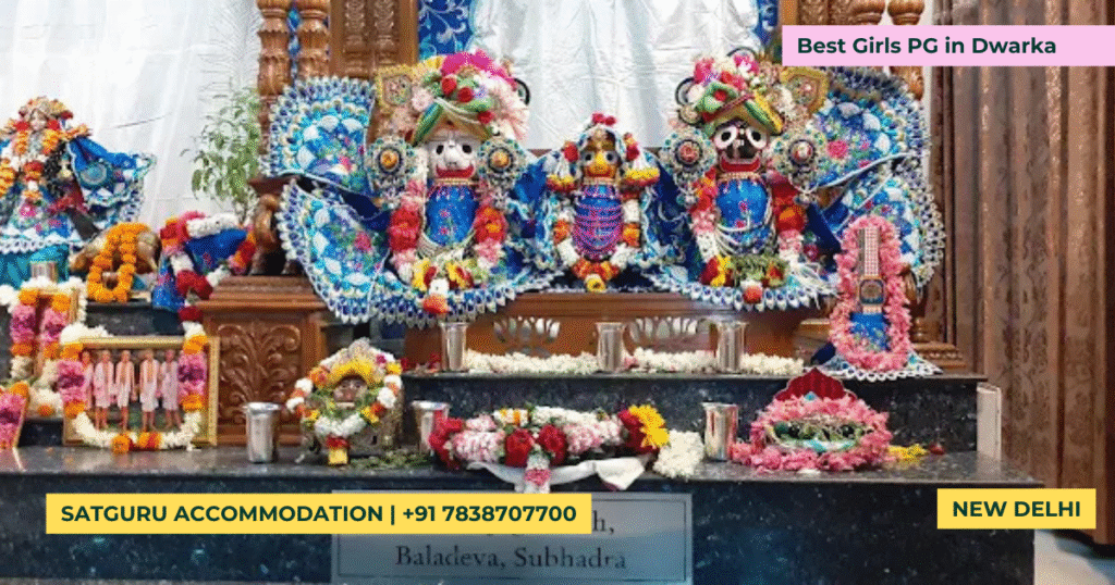 PG near Iskcon temple Dwarka
