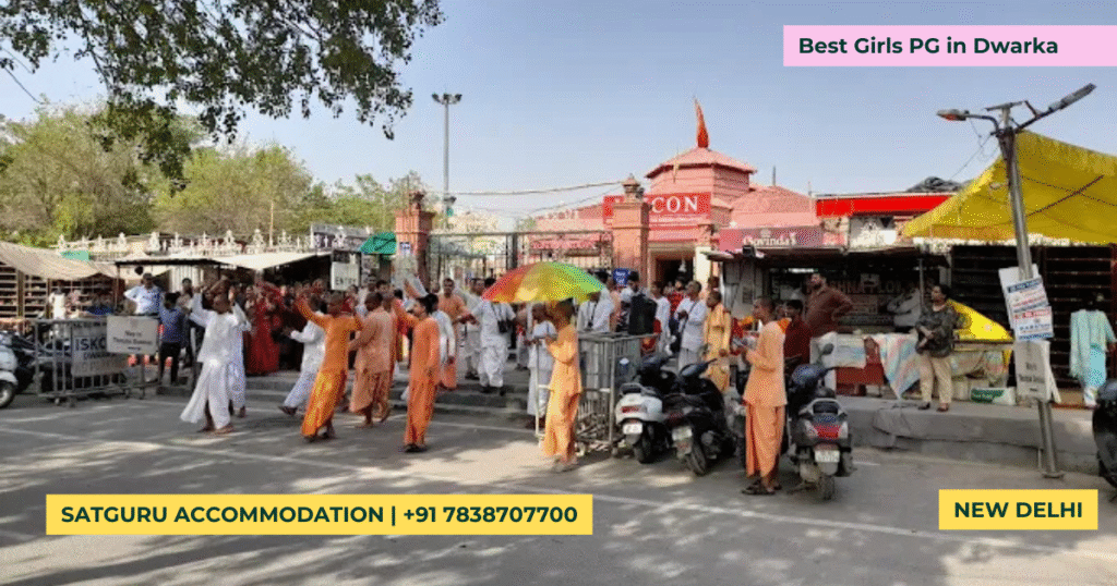 PG near Iskcon temple Dwarka